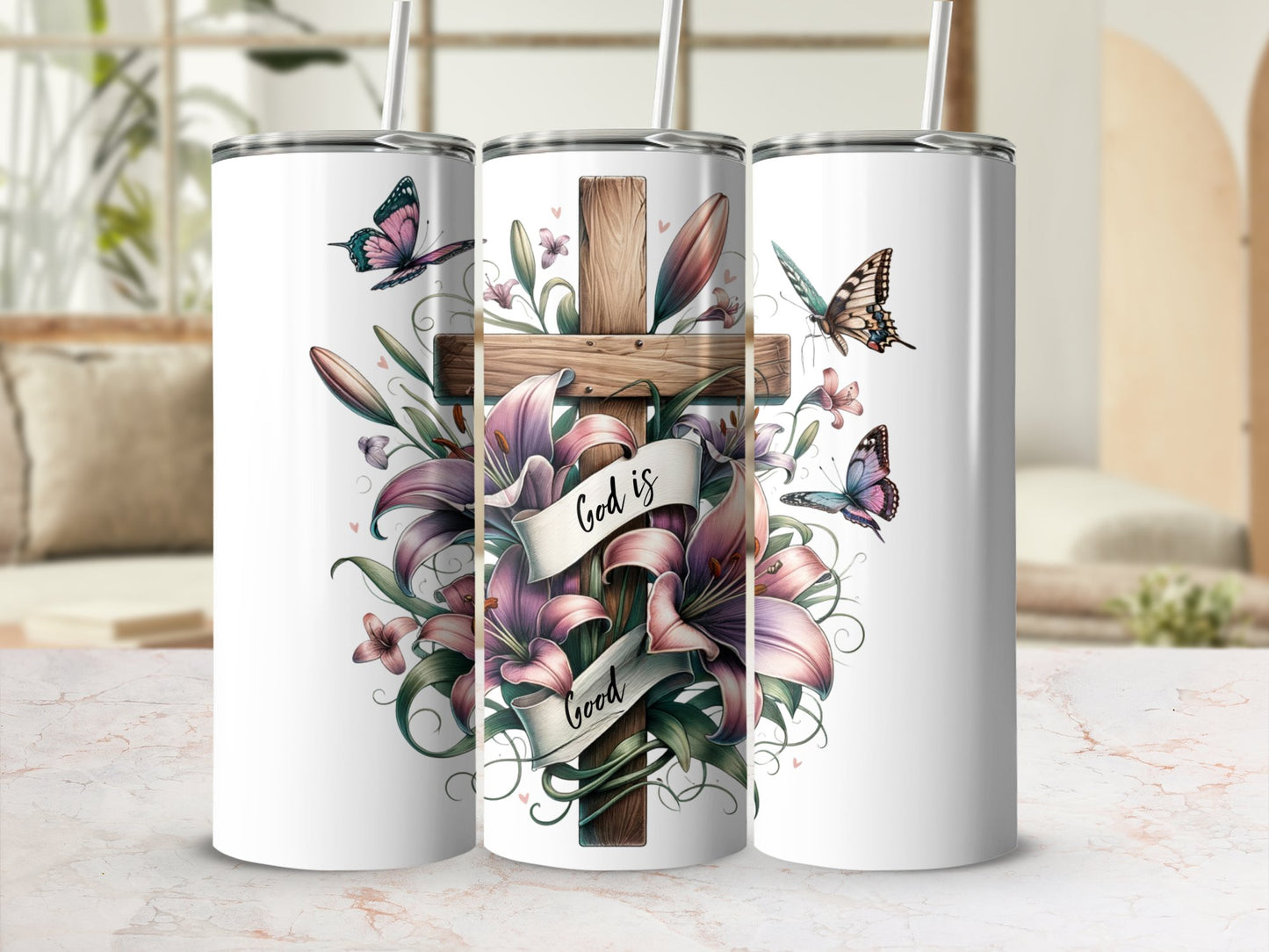 God is good all the time 20 oz Tumbler Wrap PNG Tumbler Design Sublimation Digital Downloads, Christian Bible Faith Tumbler Wrap
