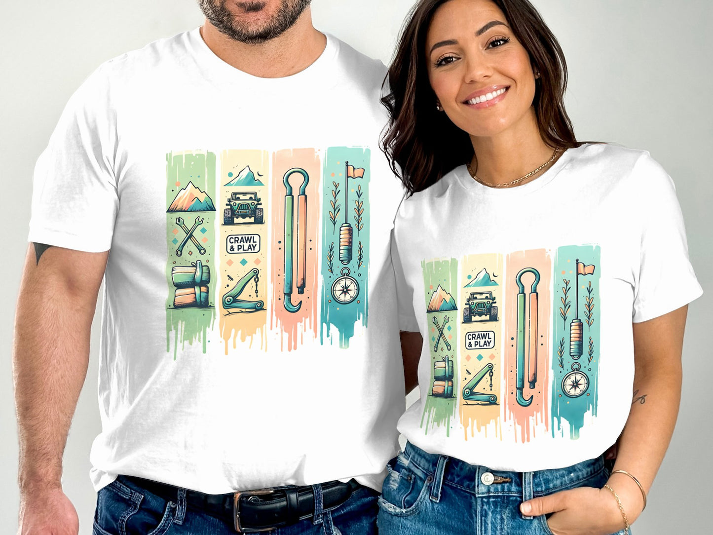 Camping Graphic T-Shirt, Unisex Outdoor Adventure Tee, Colorful Nature Hiking Shirt, Gift for Campers