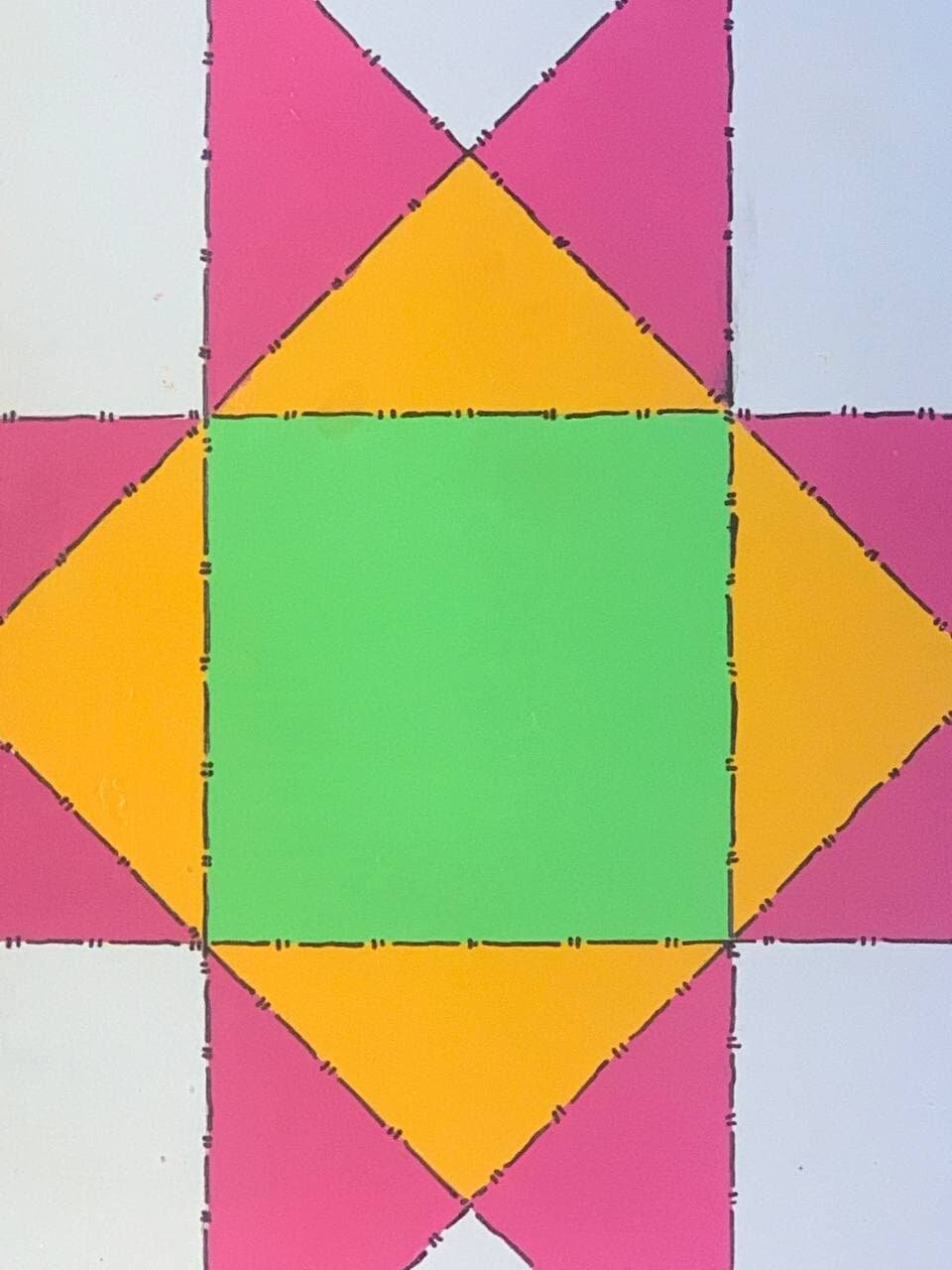 Ohio Star Painted Barn Quilt Digital SVG PDF Pattern Bundle