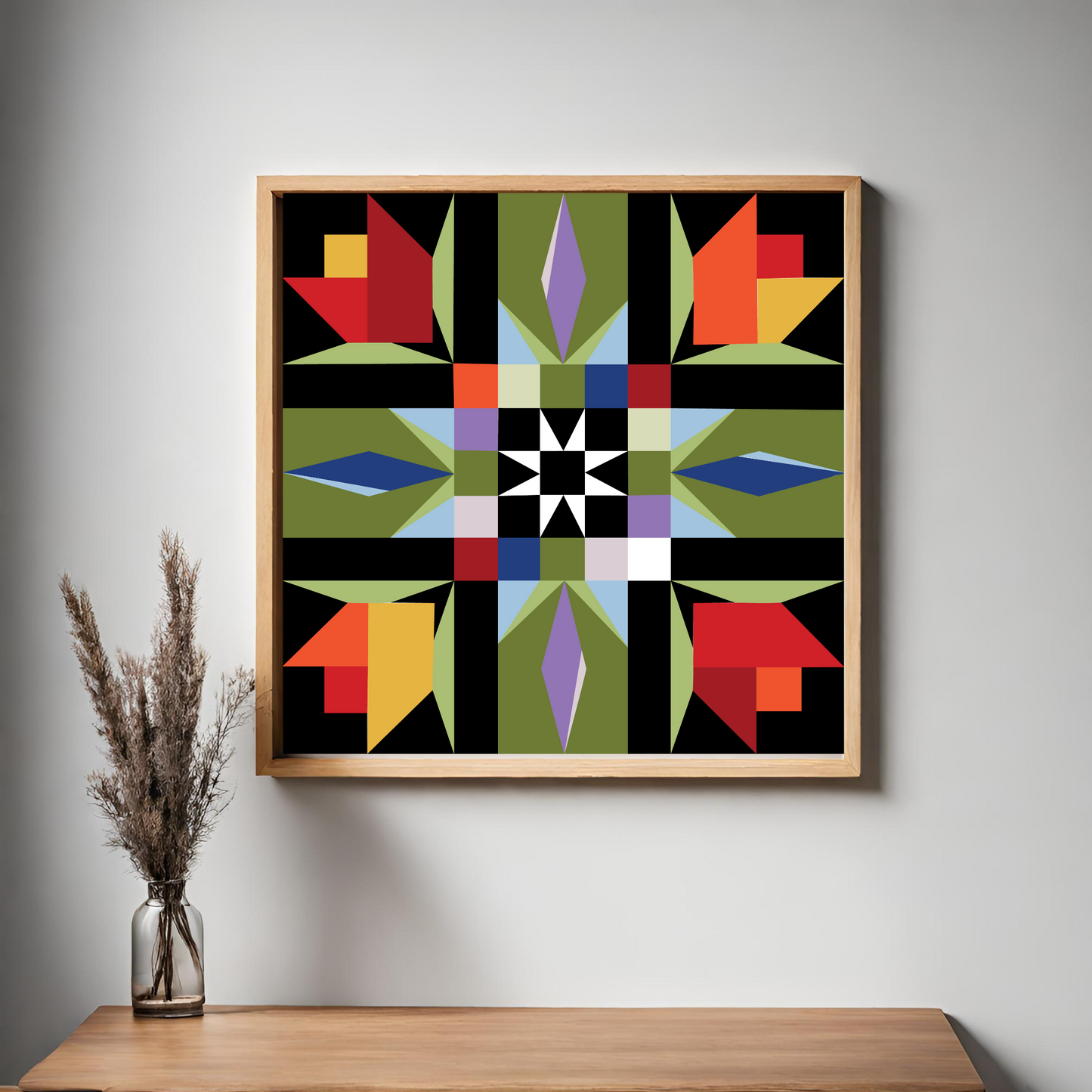 Tulip Patch Quilt Digital SVG PDF Pattern Bundle, Wood quilt to paint for outdoors, Barn quilt, wood painted barn quilt patterns