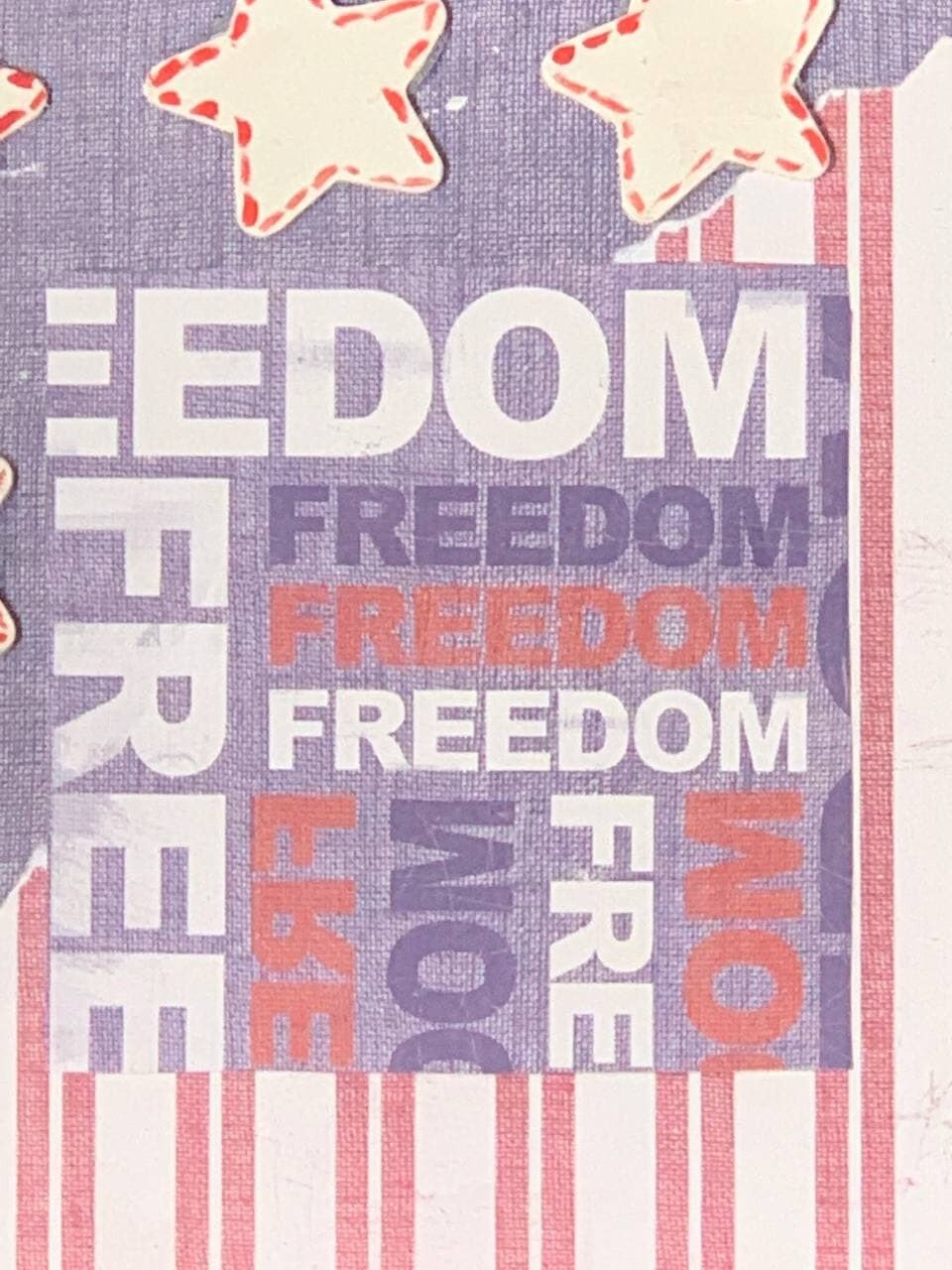 Patriotic Red White and Blue Painted Barn Quilt PDF Pattern