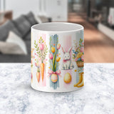 Easter PNG, Holiday Coquette PNG, Brushstroke Bunny PNG, Sublimation Png, Design for Tumblers Mugs T-Shirts Ornaments and Crafts, Spring Png