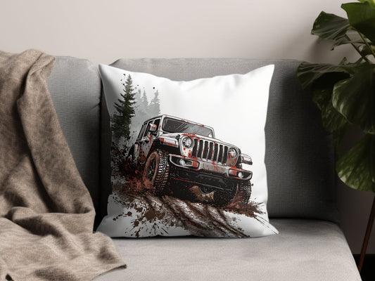 "Off-Road Jeep Mud Adventure PNG, 4x4 Truck Sublimation, Jeep Lover Clipart, Overlanding Digital Download, Muddy Trail PNG Design"