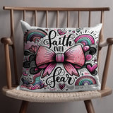 Faith Over Fear PNG Digital File 300 DPI Sublimation Design for Shirts Tumblers Stickers Pillows Notebooks Glass Can Cups Crafts