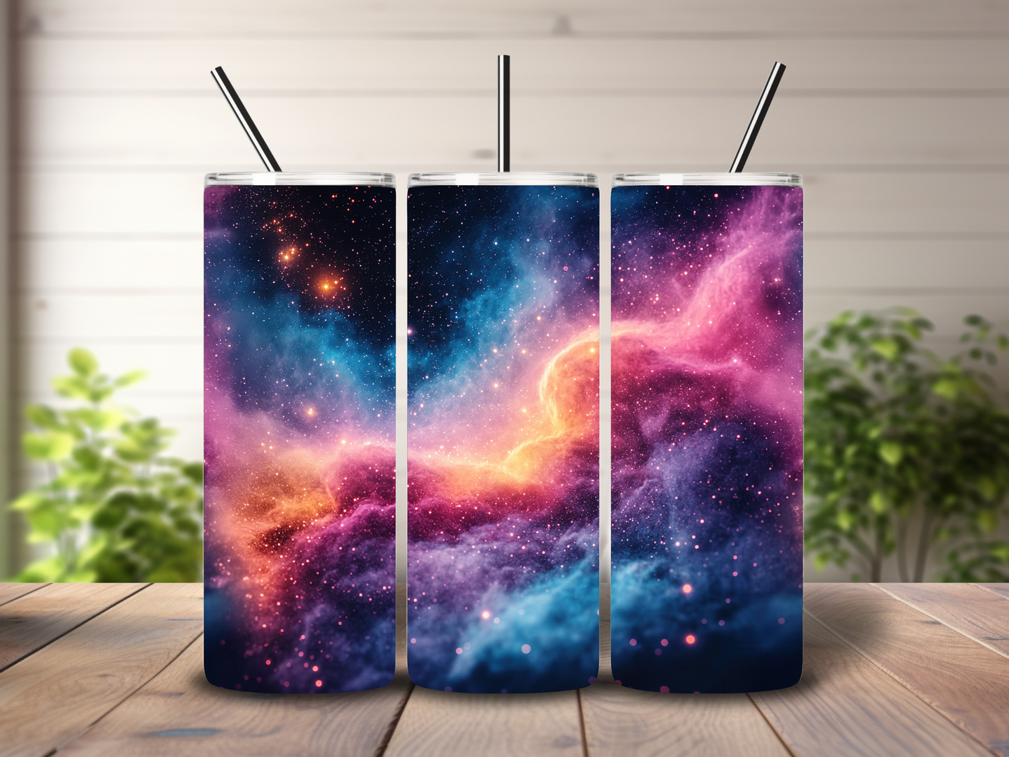 Glitter Milky Way Tumbler Wrap, Sparkle Galaxy 20oz Skinny Tumbler Sublimation, Space Abstract Tumbler Design PNG Digital Download