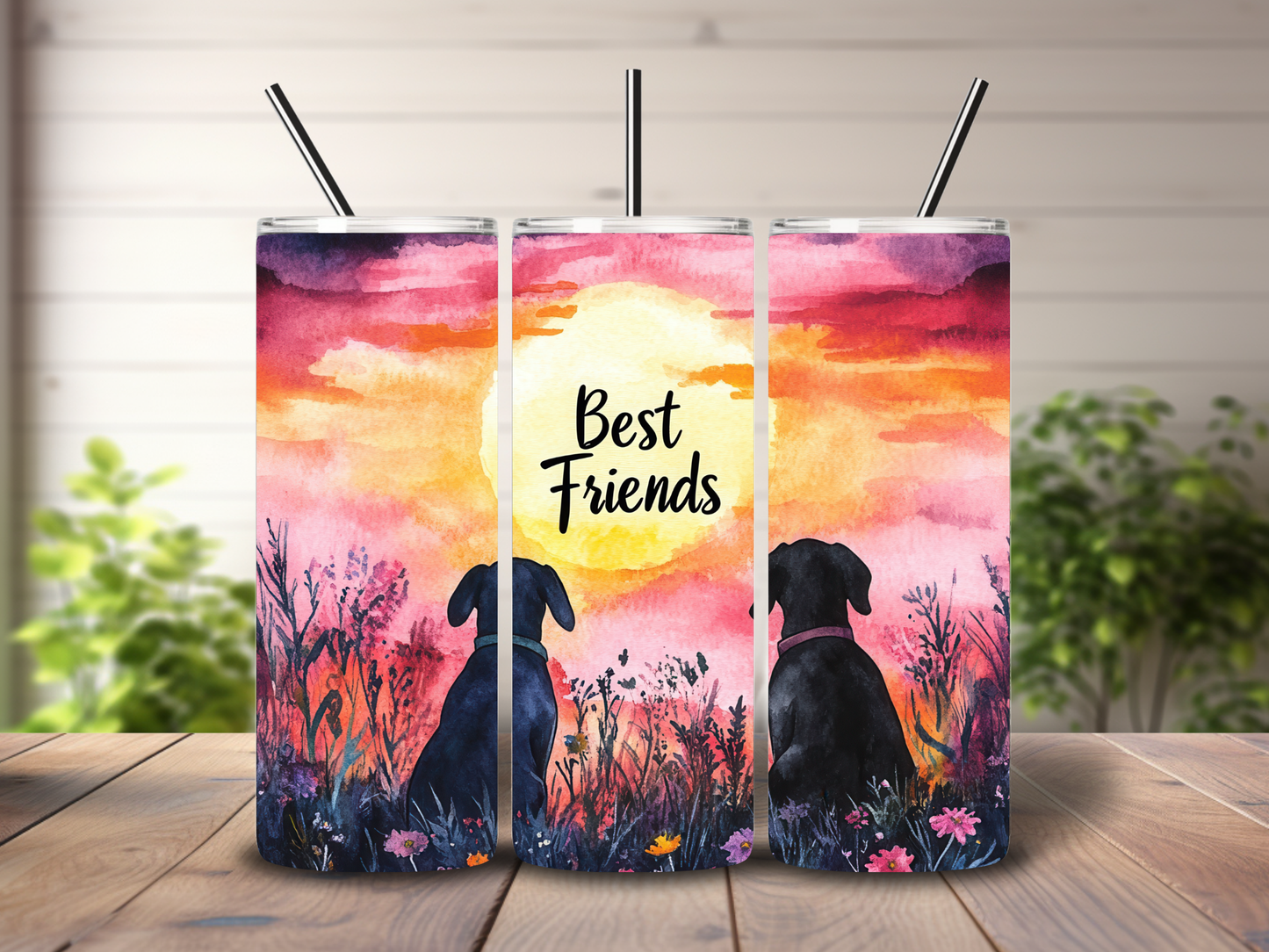 Dog Best Friends Tumbler Wrap, Pet Dog 20oz Skinny Tumbler Sublimation Designs, My Best Friend Has Paws Digital Download PNG