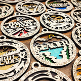 National Parks Wood Ornament Collection – Personalized Laser Cut Travel & Adventure Keepsakes (Choose Your Park)