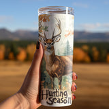 Camo Deer Hunting Season Tumbler Wrap 20oz Sublimation Tumbler Designs, Camouflage Straight Skinny Digital Download