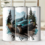 "Off-Road Jeep Mud Adventure PNG, 4x4 Truck Sublimation, Jeep Lover Clipart, Overlanding Digital Download, Muddy Trail PNG Design"