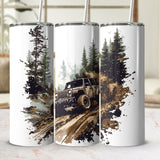 "Off-Road Jeep Mud Adventure PNG, 4x4 Truck Sublimation, Jeep Lover Clipart, Overlanding Digital Download, Muddy Trail PNG Design"