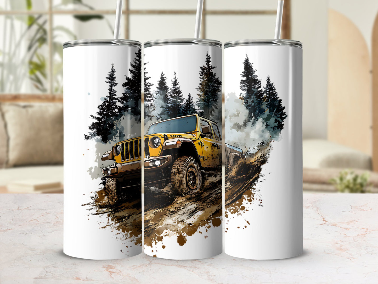 "Off-Road Jeep Mud Adventure PNG, 4x4 Truck Sublimation, Jeep Lover Clipart, Overlanding Digital Download, Muddy Trail PNG Design"