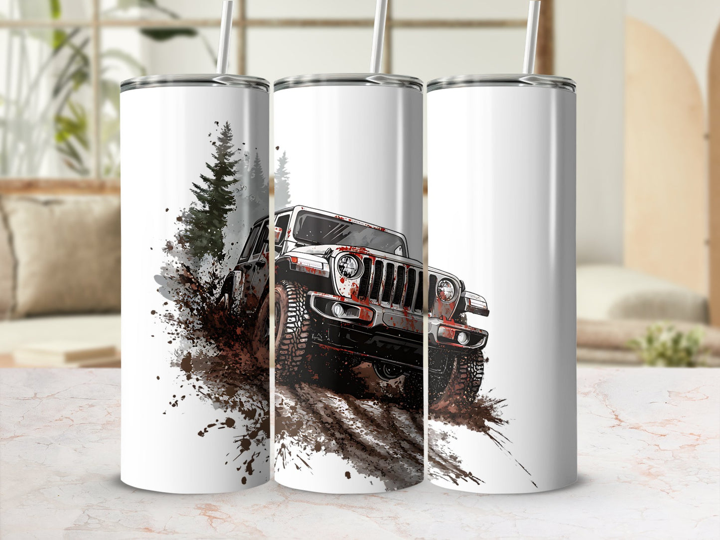 "Off-Road Jeep Mud Adventure PNG, 4x4 Truck Sublimation, Jeep Lover Clipart, Overlanding Digital Download, Muddy Trail PNG Design"