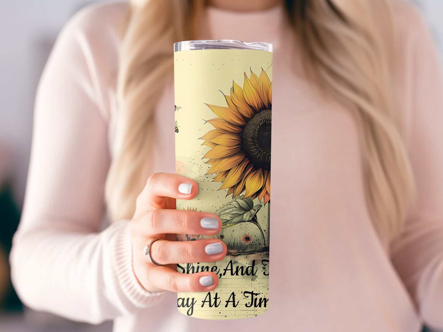 Just Breathe Positive Affirmation Tumbler Wrap 20 oz Skinny Tumbler Sublimation Design Digital Download PNG Instant DIGITAL ONLY