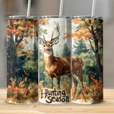 Camo Deer Hunting Season Tumbler Wrap 20oz Sublimation Tumbler Designs, Camouflage Straight Skinny Digital Download