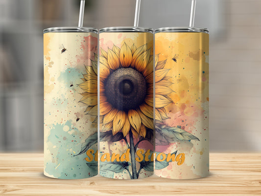 Just Breathe Positive Affirmation Tumbler Wrap 20 oz Skinny Tumbler Sublimation Design Digital Download PNG Instant DIGITAL ONLY