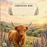 Highland Cows Composition Notebook