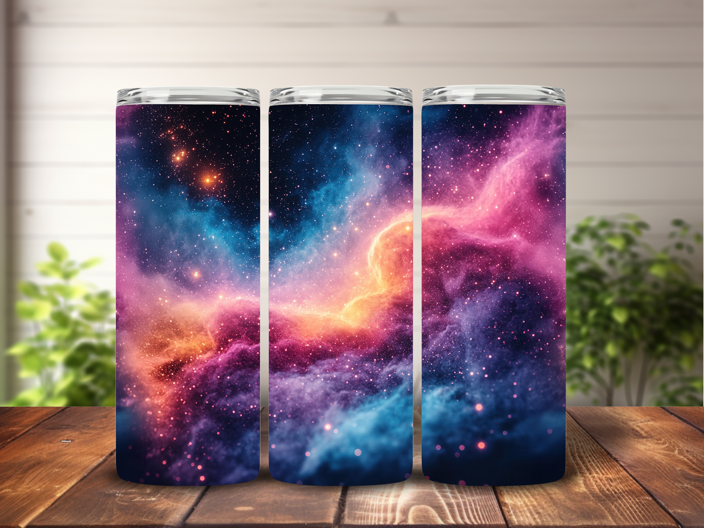 Glitter Milky Way Tumbler Wrap, Sparkle Galaxy 20oz Skinny Tumbler Sublimation, Space Abstract Tumbler Design PNG Digital Download