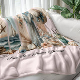 Salty Air & Summer Dreams PNG, Beach Brushstroke Sublimation, 20oz Tumbler Wrap, Coastal Summer Sublimation Design, Digital Download