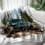 "Off-Road Jeep Mud Adventure PNG, 4x4 Truck Sublimation, Jeep Lover Clipart, Overlanding Digital Download, Muddy Trail PNG Design"