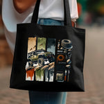 Adventure Jeep Off-Road Graphic Tote Bag, Durable Canvas Shoulder Bag, Gift for Car Enthusiasts and Travelers