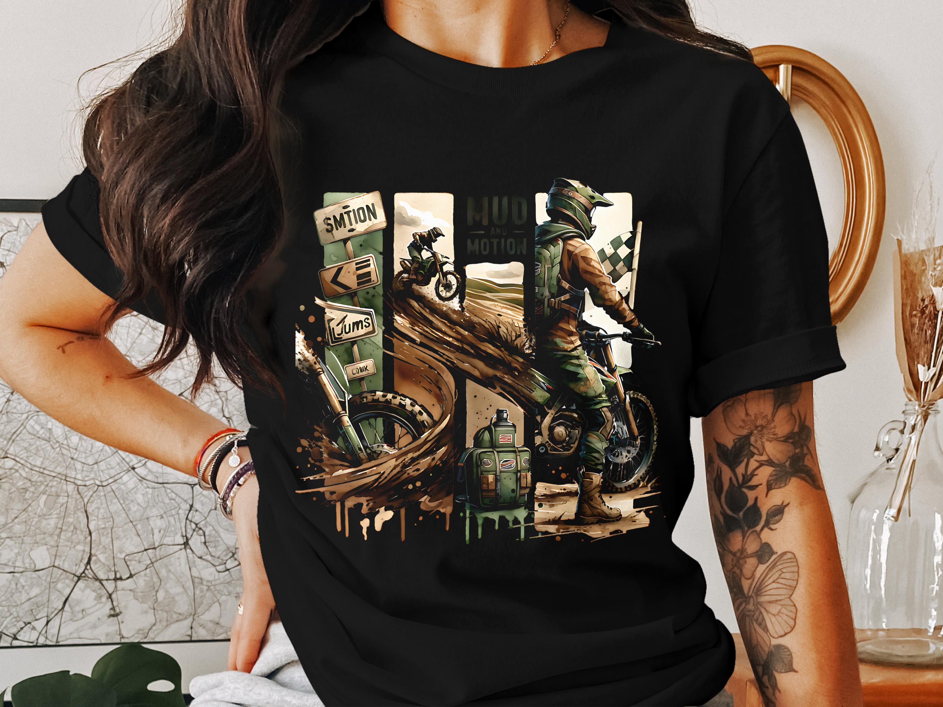 Vintage Motocross T-Shirt, Dirt Bike Graphic Tee, Men's Casual Motorcycle Shirt, Off-Road Racing Apparel, Gift for Bikers