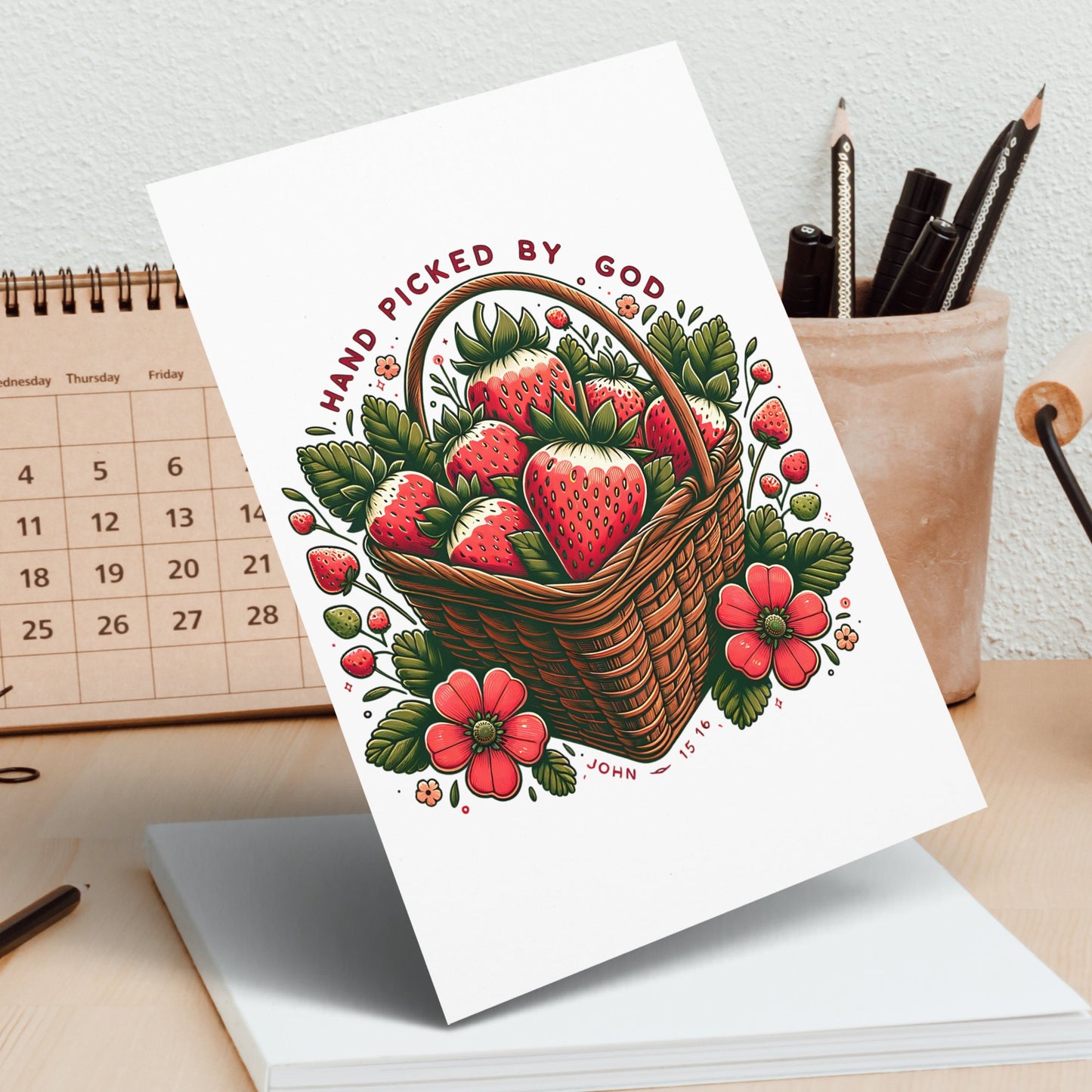 Hand Picked By God Png, Summer Camp Kids Sublimation Design, Girly Strawberry Png, Bible Verses Png, Christian Png, Religious Clipart