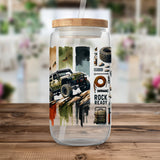 Off-Road Adventure Themed Tumbler, Rock Ready Jeep Illustration, Outdoor Enthusiast Gift, Leakproof Travel Mug
