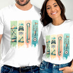 Camping Graphic T-Shirt, Unisex Outdoor Adventure Tee, Colorful Nature Hiking Shirt, Gift for Campers