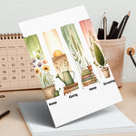 Inspirational Quote Bookmarks Set, Watercolor Art Prints, Motivational Reading Accessories, Stationery Gift