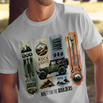 Vintage Off-Road Adventure T-Shirt, Rock Climbing Jeep Graphic Tee, Outdoor Enthusiast Gift for Men