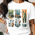 Trail Tested Graphic T-Shirt, Outdoor Enthusiast Design, Camping Adventure Tee, Unisex Fashion Top, Gift for Hikers and Campers