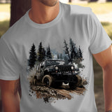 Men's Off-Road Jeep Graphic T-Shirt, Adventure Outdoor Tee, Nature Print, Casual Summer Top, Unique Gift for Him