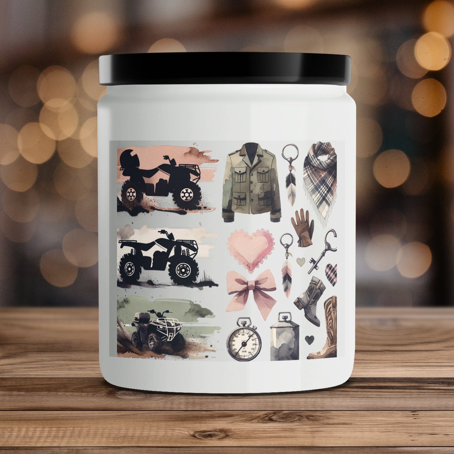 4 Wheeler Brushstroke PNG ATV Sublimation Design 300 DPI Digital Download for Tumblers Mugs T-Shirts Stickers Ornaments Earrings Crafts