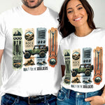 Off-Road Adventure T-Shirts, Couples Matching Graphic Tees, Rock Lights and Tools Design, Outdoor Enthusiast Apparel, Gift for Jeep Lovers