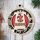 State Ornament Collection – Custom Home State & Travel Memory Ornaments