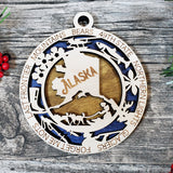 State Ornament Collection – Custom Home State & Travel Memory Ornaments