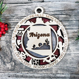 State Ornament Collection – Custom Home State & Travel Memory Ornaments