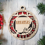 State Ornament Collection – Custom Home State & Travel Memory Ornaments