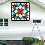 Autumn Burst Carpenter Star Barn Quilt Digital PDF SVG Printable Pattern | Wood Barn Quilt | Paint yourself Barn Quilt downable PDF Bundle