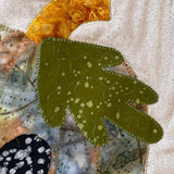 Autumn leaf quilt block