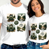 Jeep Brushstroke PNG Off-Road Sublimation Design 300 DPI Digital Download for Tumblers Mugs T-Shirts Stickers Ornaments Earrings Crafts