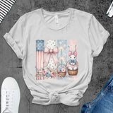 4th of July Brushstroke PNG Patriotic Sublimation Design 300 DPI Digital File coquette bow patriotic png highland cow fireworks brushstroke