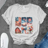 4th of July Brushstroke PNG Patriotic Sublimation Design 300 DPI Digital File coquette bow patriotic png highland cow fireworks brushstroke