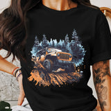 "Off-Road Jeep Mud Adventure PNG, 4x4 Truck Sublimation, Jeep Lover Clipart, Overlanding Digital Download, Muddy Trail PNG Design"