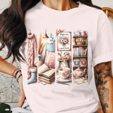 Cozy Book Lover PNG, Brushstroke Sublimation, Reading Tumbler Wrap, Bookish Sublimation Design, Digital Download, Bookworm Clipart