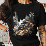 "Off-Road Jeep Mud Adventure PNG, 4x4 Truck Sublimation, Jeep Lover Clipart, Overlanding Digital Download, Muddy Trail PNG Design"