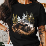 "Off-Road Jeep Mud Adventure PNG, 4x4 Truck Sublimation, Jeep Lover Clipart, Overlanding Digital Download, Muddy Trail PNG Design"