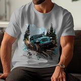 "Off-Road Jeep Mud Adventure PNG, 4x4 Truck Sublimation, Jeep Lover Clipart, Overlanding Digital Download, Muddy Trail PNG Design"