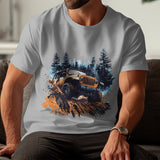 "Off-Road Jeep Mud Adventure PNG, 4x4 Truck Sublimation, Jeep Lover Clipart, Overlanding Digital Download, Muddy Trail PNG Design"