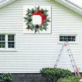 Wreath with Bow Barn Quilt PDF Pattern